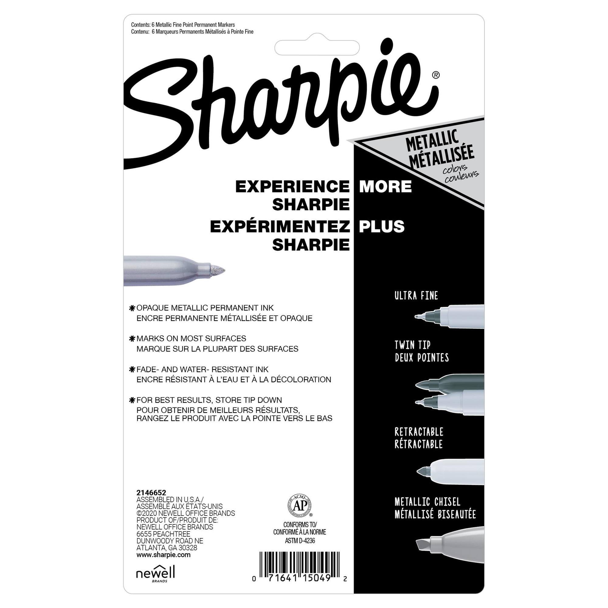 Sharpie® Fine Point Metallic Permanent Markers